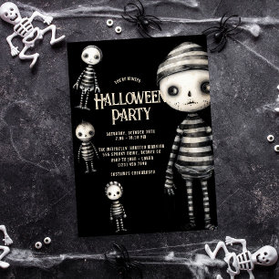 Convites Dark Vintage Ghotic Voodoo Halloween