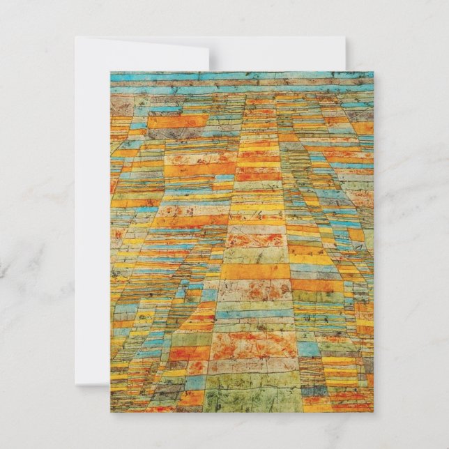 Convites das estradas e dos Byways de Paul Klee (Frente)