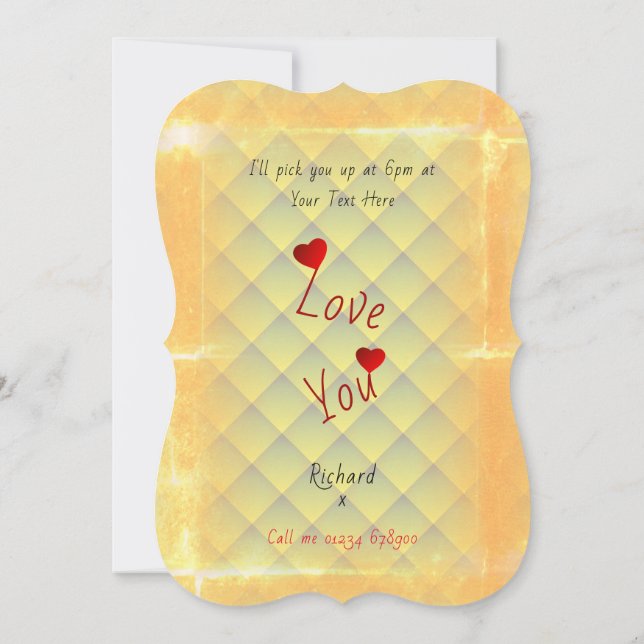 Convites Data de janto (Verso)