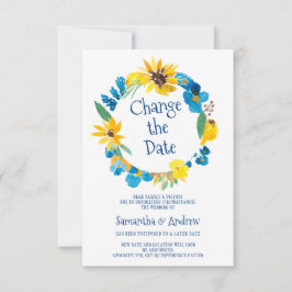 Convites Data do casamento da mudança da cor da água do ven