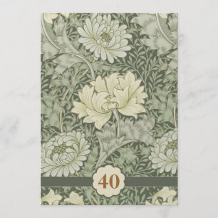 convites de 40º aniversário de casamento lindos