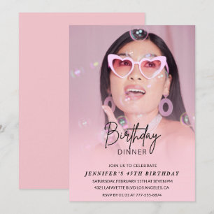 Convites de 45 anos Foto do Janto de aniversário