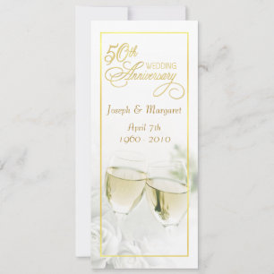 Convites de 50º Aniversário de Casamento - Convite