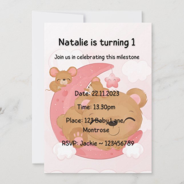 Convites de Aniversário (Frente)