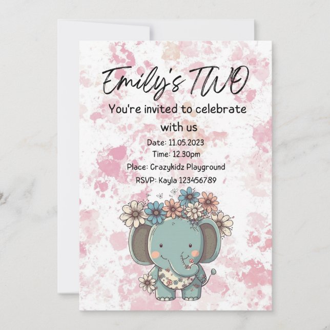 Convites de Aniversário (Frente)