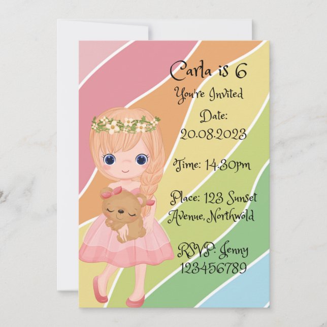 Convites de Aniversário (Frente)