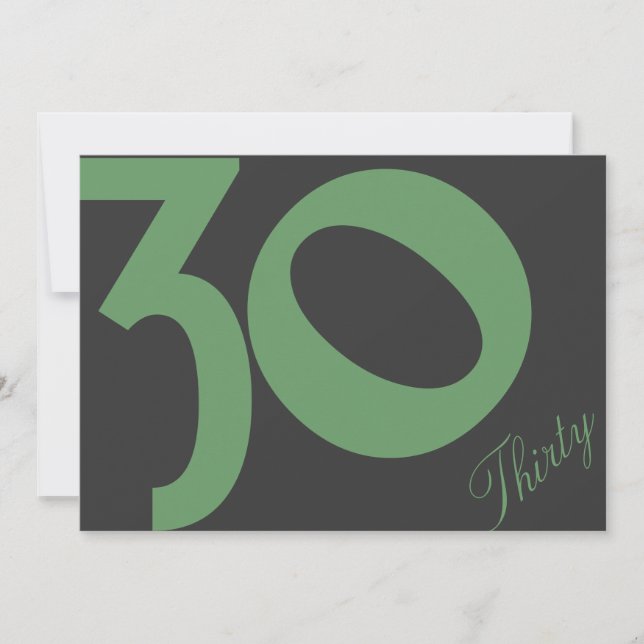 Convites De Aniversário (30 Anos) (Frente)
