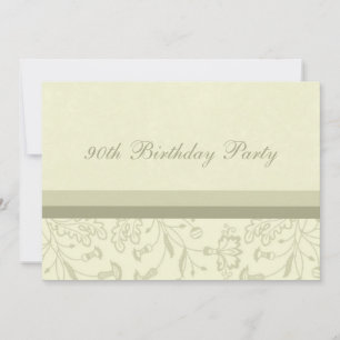 Convites de aniversário 90
