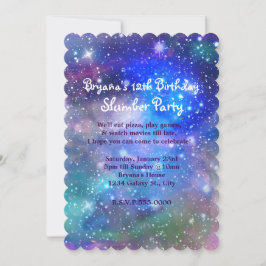 Convites de Aniversário Cósmico Festa Espacial na 