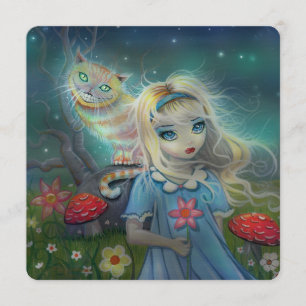 Convites de Aniversário da Alice no País das Marav
