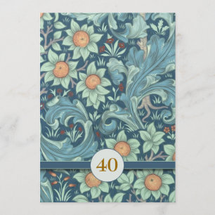 Convites de aniversário de 40 anos de casamento