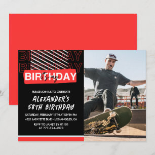 Convites de aniversário de 58 anos para Homens Pre