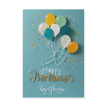 Convites de aniversário de alta qualidade! Cartão