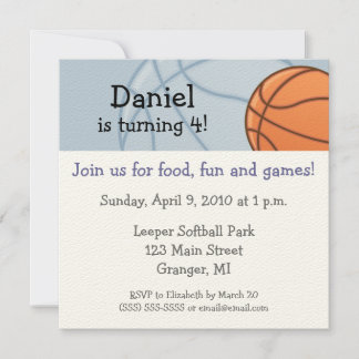 Convites de aniversário de basebol 5,25 em