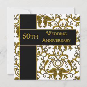 Convites de Aniversário de Casamento de 50 Anos