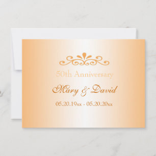 Convites de aniversário de casamento elegantes dou