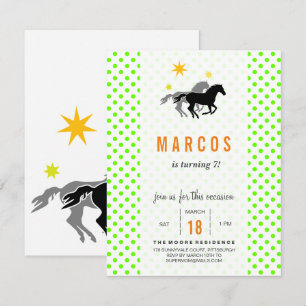 Convites de Aniversário de Cavalo