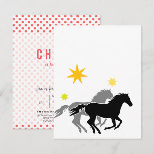 Convites de Aniversário de Cavalo