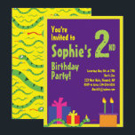 Convites de aniversário de cobra Animal Kid<br><div class="desc">Quem não ama cobra num chapéu de festa? Estes convites adoráveis são perfeitos para a rua,  segundo,  3º,  4º,  5,  6 ou festa de aniversário do seu filho! Ou,  só para qualquer evento de amantes de répteis! Também funciona como excelente para um zoológico,  fazenda ou festa temerária animal!</div>