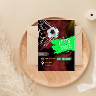 Convites de Aniversário de Futebol,Convite de Fute
