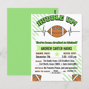 Convites de Aniversário de Futebol para Meninos, R