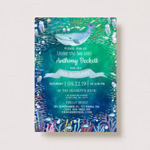 Convites de Aniversário de Qualquer Idade Sob o Ma