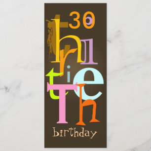 Convites de Aniversário de Trinta Anos