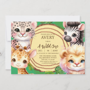 Convites de Aniversário de Um Menino Selvagem