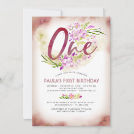 Convites de aniversário de um primeiro aniversario
