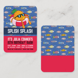 Convites de Aniversário Diversão Abacaxi, Festa na