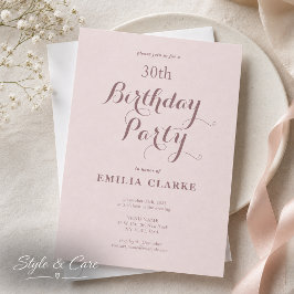 Convites de Aniversário Elegantes e Modernos para