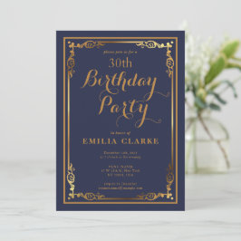 Convites de Aniversário Elegantes e Modernos para