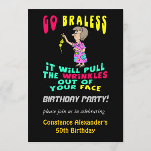 Convites de aniversário Engraçados