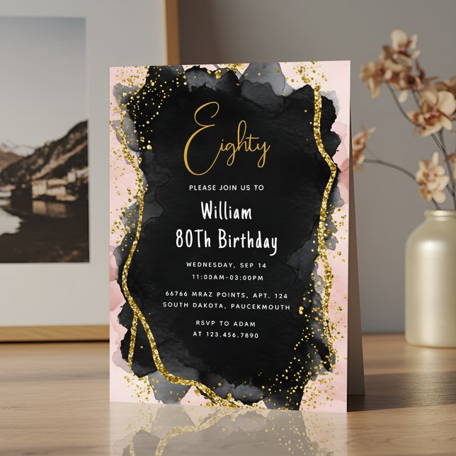 Convites De Aniversário, Feliz 80 De Bicho, Humor Adulto (Criador carregado)