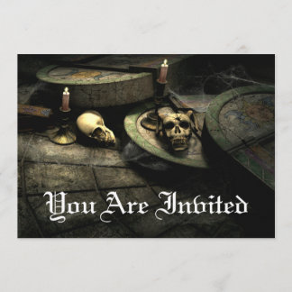Convites de aniversário góticos
