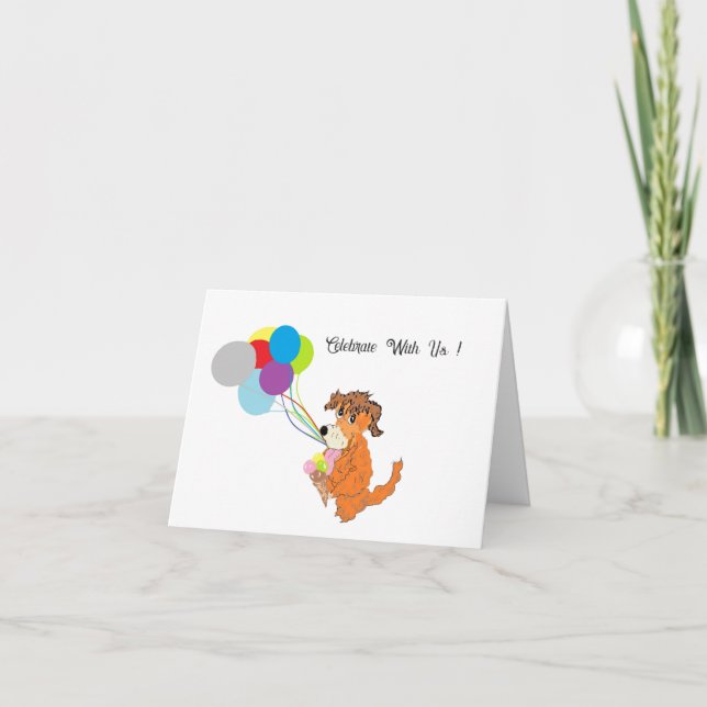 Convites de Aniversário: Hora do Sorvete (Frente)