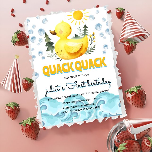 Convites de aniversário legal amarelo de 1 rua de  (Criador carregado)