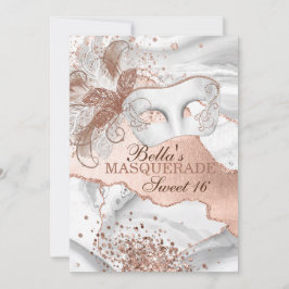 Convites de aniversário mascarada