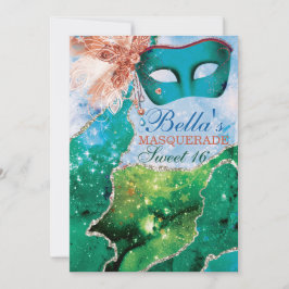 Convites de aniversário mascarada