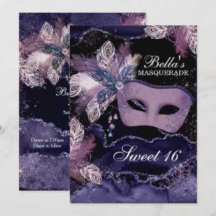 Convites de aniversário mascarada