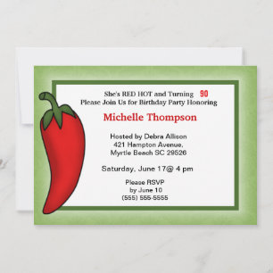 Convites de Aniversário para 90