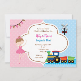 Convites de aniversário para balés e treinadores p