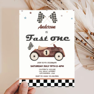 Convites de Aniversário para Carros de Corte Rápid