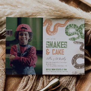 Convites de aniversário para Cobra de Fotografia