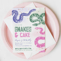 Convites de Aniversário para Cobra Girly