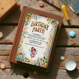 Convites de Aniversário para Fadas Farejeiras Enca