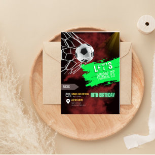 Convites de aniversário para futebol, Convite para