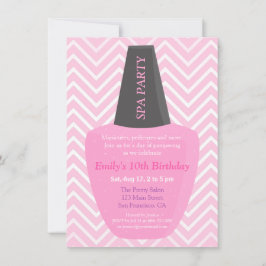 Convites de Aniversário para Meninas com Salão de 