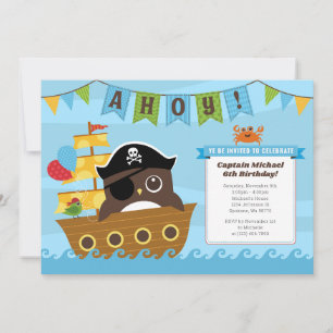 Convites de Aniversário para Meninos
