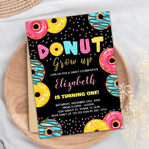 Convites de Aniversário para Rosquinha Verde Amare